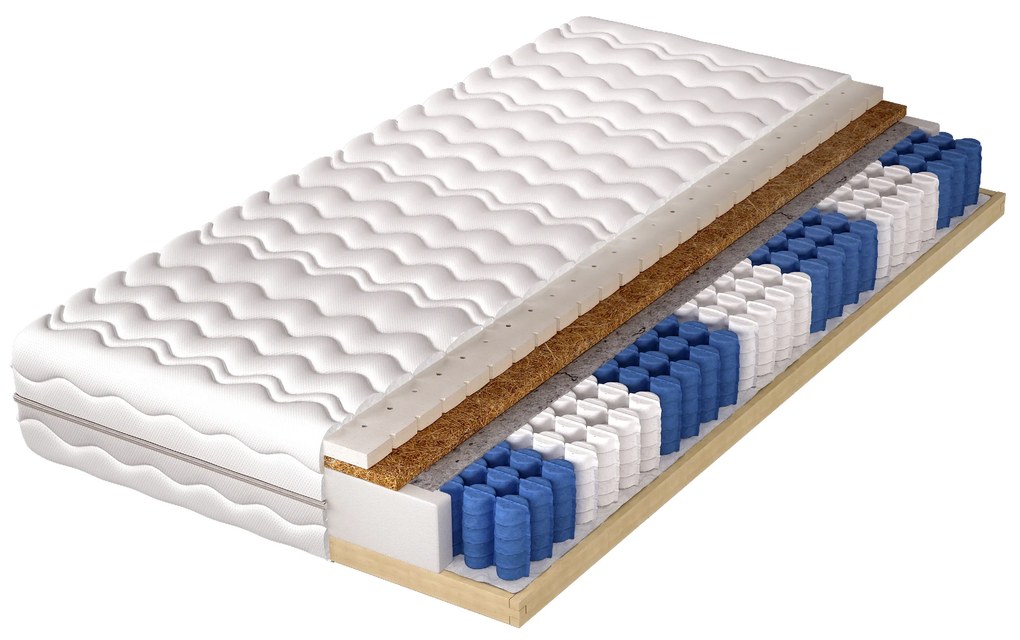 Táskarugós matrac Dione Lux 200x90 cm (T5). Akció -23%. 1039926