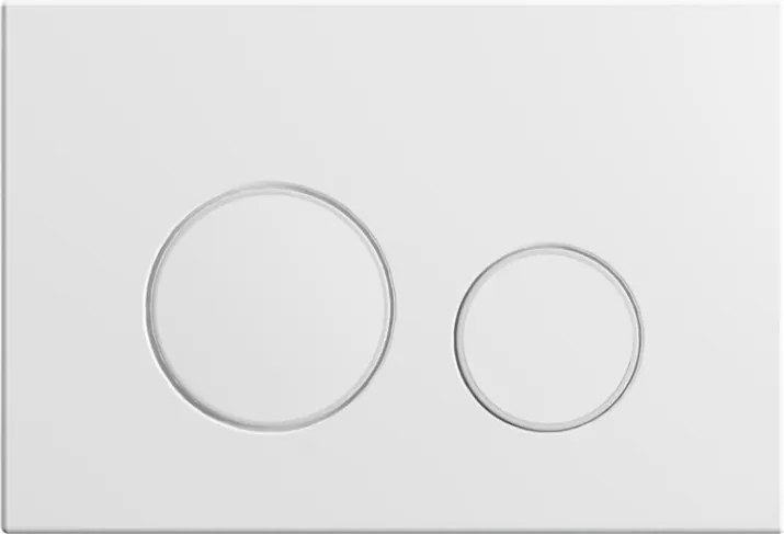 Nest nyomógombos Wc Flaro Expert fehér fényes falsík alatti állványhoz