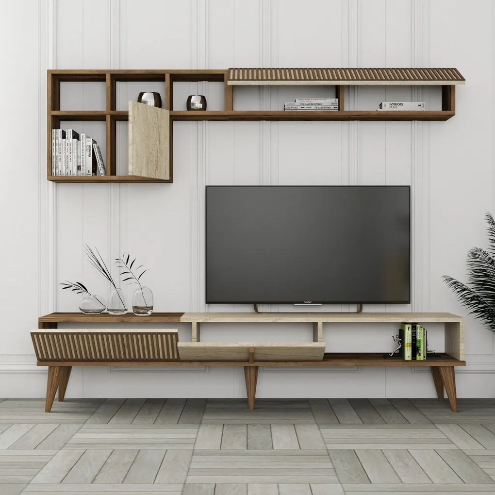 Milan - Walnut, Travertine