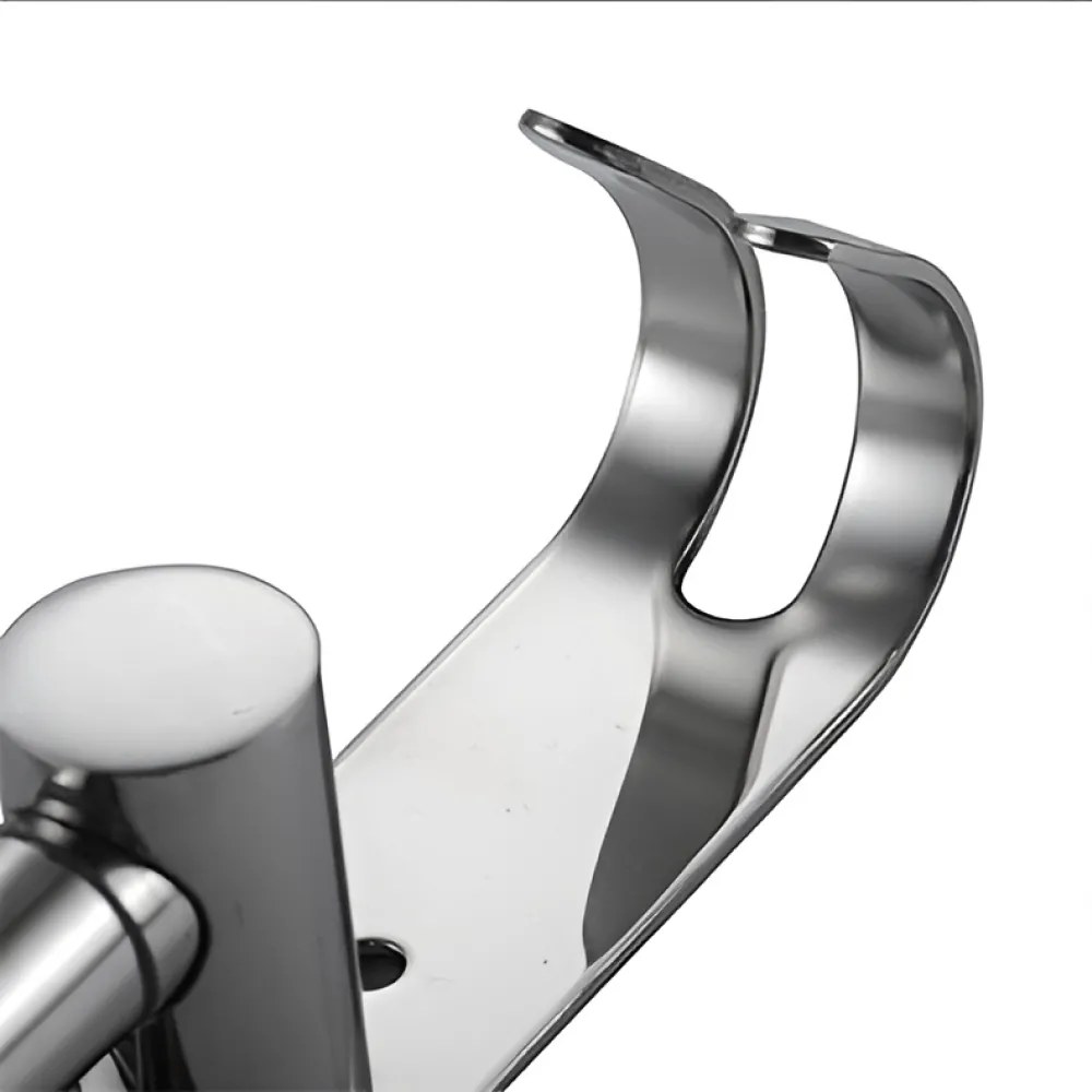 Törülközőtartó, ezüst, HOLDER