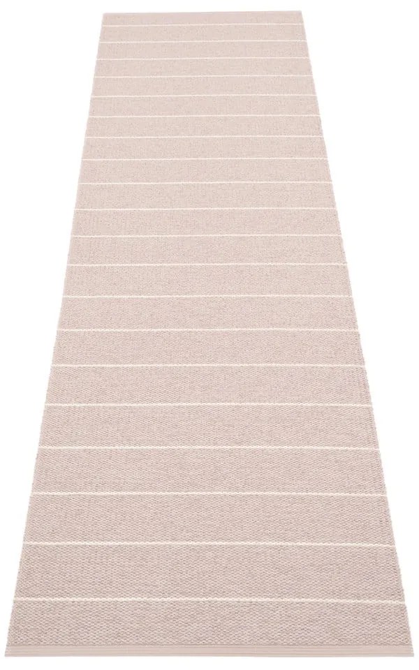 Világos rózsaszín kültéri-beltéri futószőnyeg 70x270 cm Carl Pale Rose – Pappelina