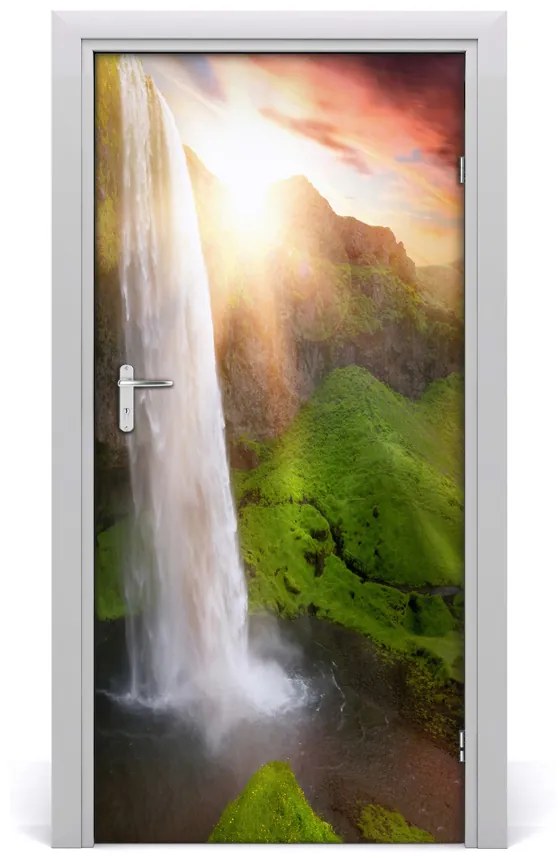 Ajtó méretű poszter tájak vízesés 85x205 cm