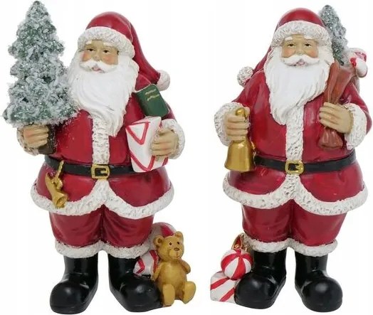 Karácsonyi dekoráció Mikulás fával 1db