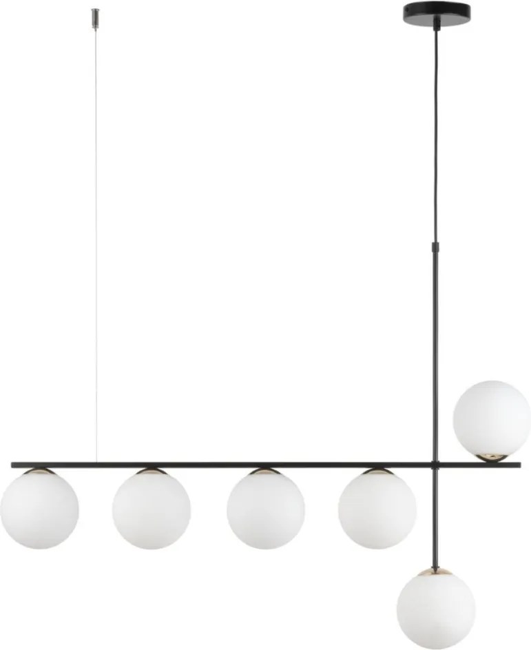 SIGMA LIGHTING 33697 SILIA Modern Függesztett Lámpa Fehér, Fekete G9 IP20