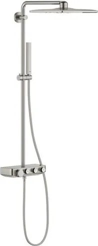 Grohe Euphoria SmartControl zuhanyrendszer termosztatikus csapteleppel supersteel 26508dc0 G26508DC0