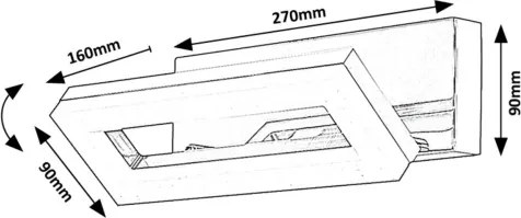 Rabalux 75019 - LED Fürdőszobai fali lámpa BLAS LED/15W/230V 4000K