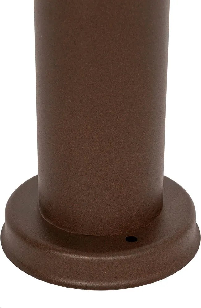 Kültéri lámpaoszlop rozsdabarna opállal 45 cm IP44 - Rox