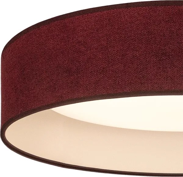 BRILAGI - LED mennyezeti lámpa VELVET SIMPLE LED/24W/230V 3000K Ø 45 cm bordó