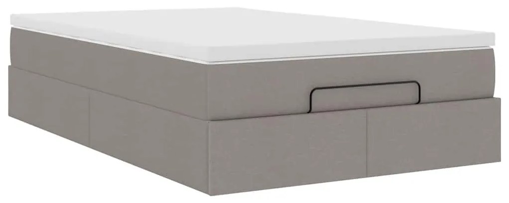 Oszmán ágykeret matraccal tópszín 120x200cm szövet