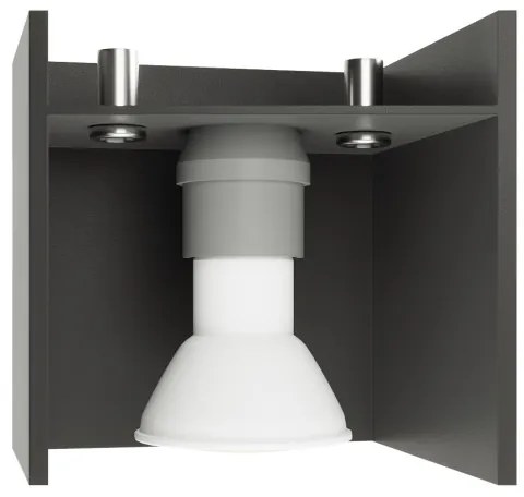 Fali lámpa LORETO 1xG9/40W/230V fekete