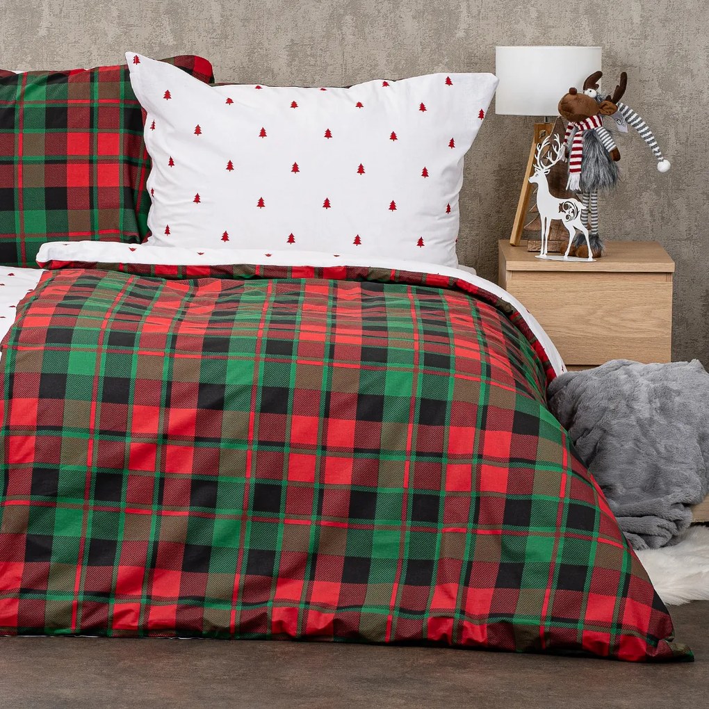 4Home Scotch winter pamut ágyneműhuzat, 140 x 220 cm, 70 x 90 cm, 140 x 220 cm, 70 x 90 cm