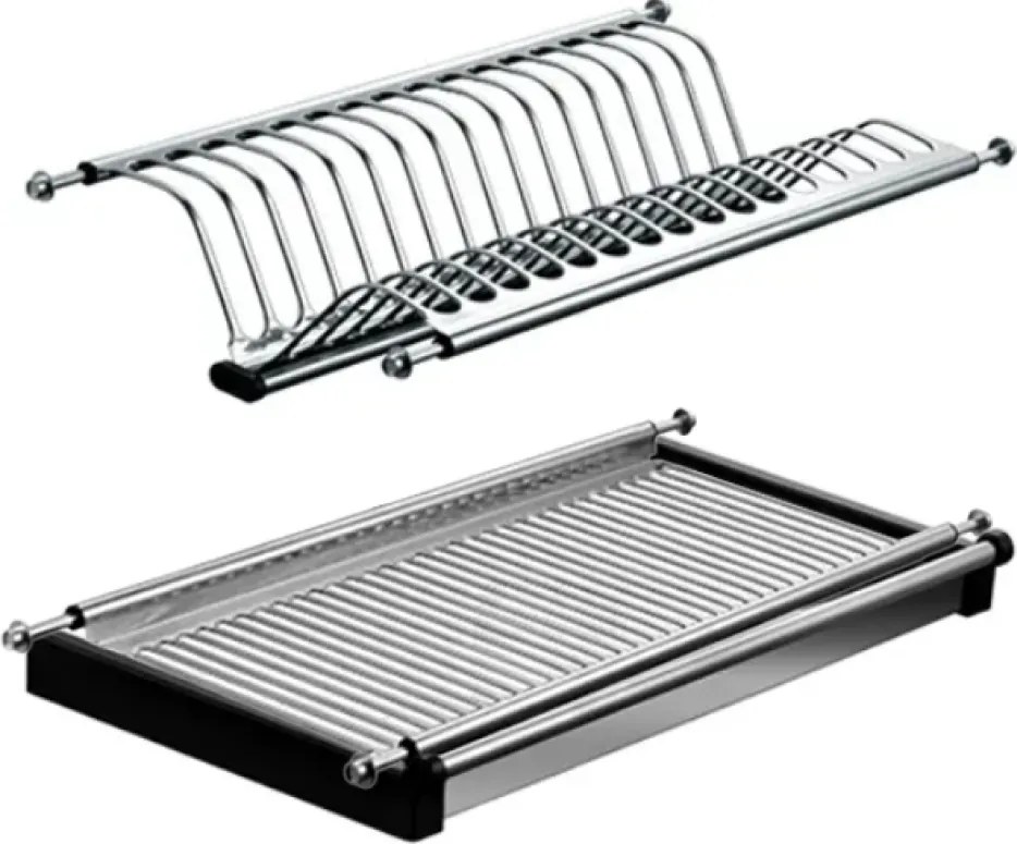 Edényszárító felső szekrénybe, rozsdamentes acél, KAPIO TYP 1