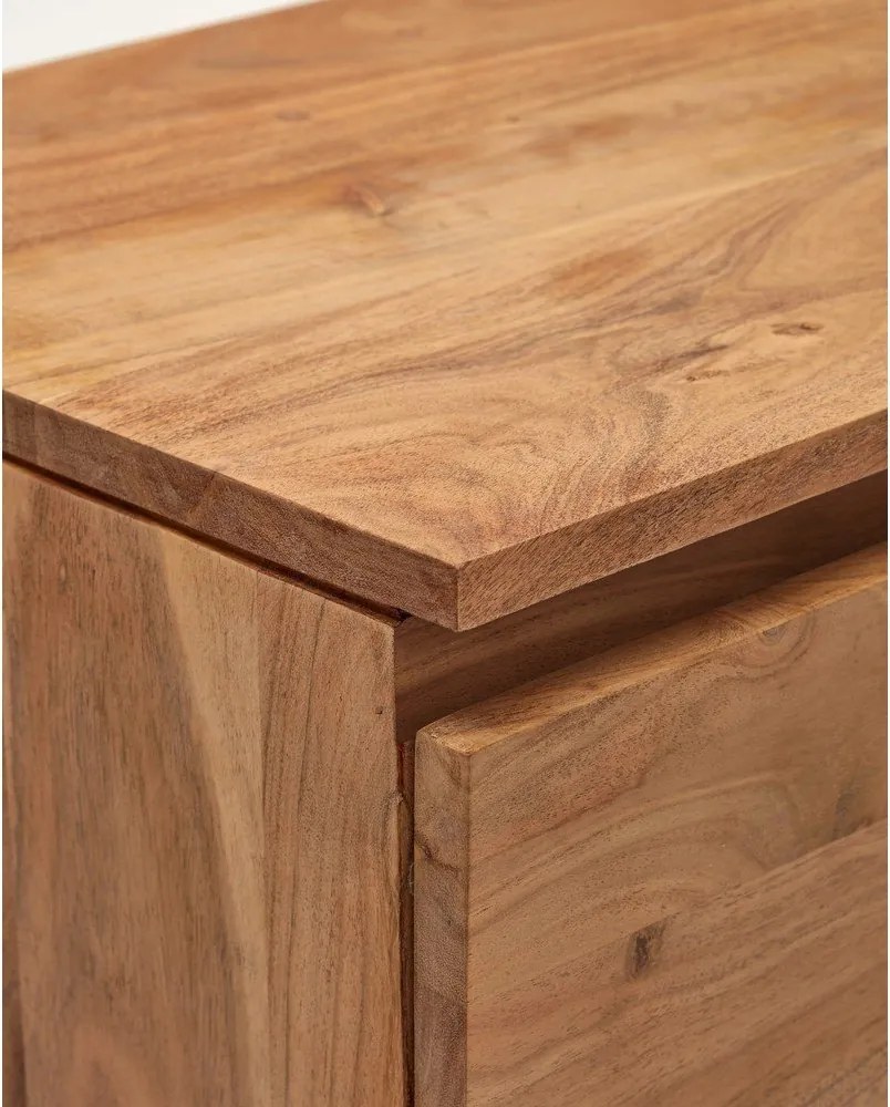 Natúr színű akácfa TV-állvány 200x58x40 cm Uxue – Kave Home