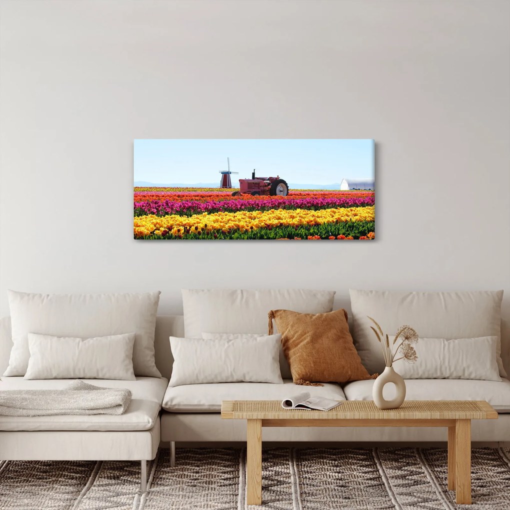 Tulipánfarm képe (120x50 cm)