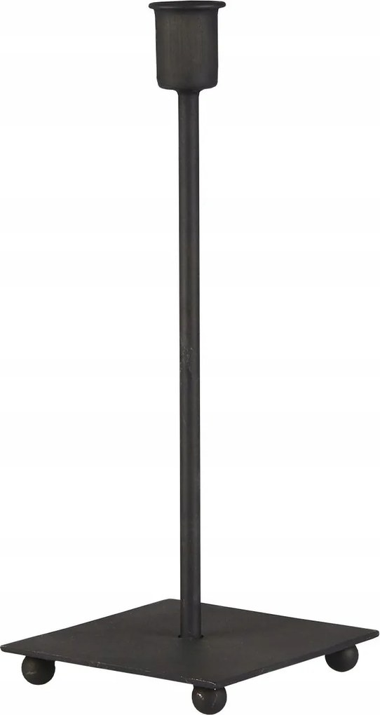 Gyertyatartó Fém Fekete Retro Kézzel Készített Ib Laursen