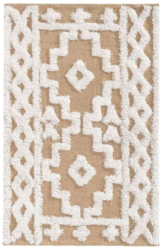 Bézs jutakeverék szőnyeg 60x90 cm Medine – douceur d'intérieur