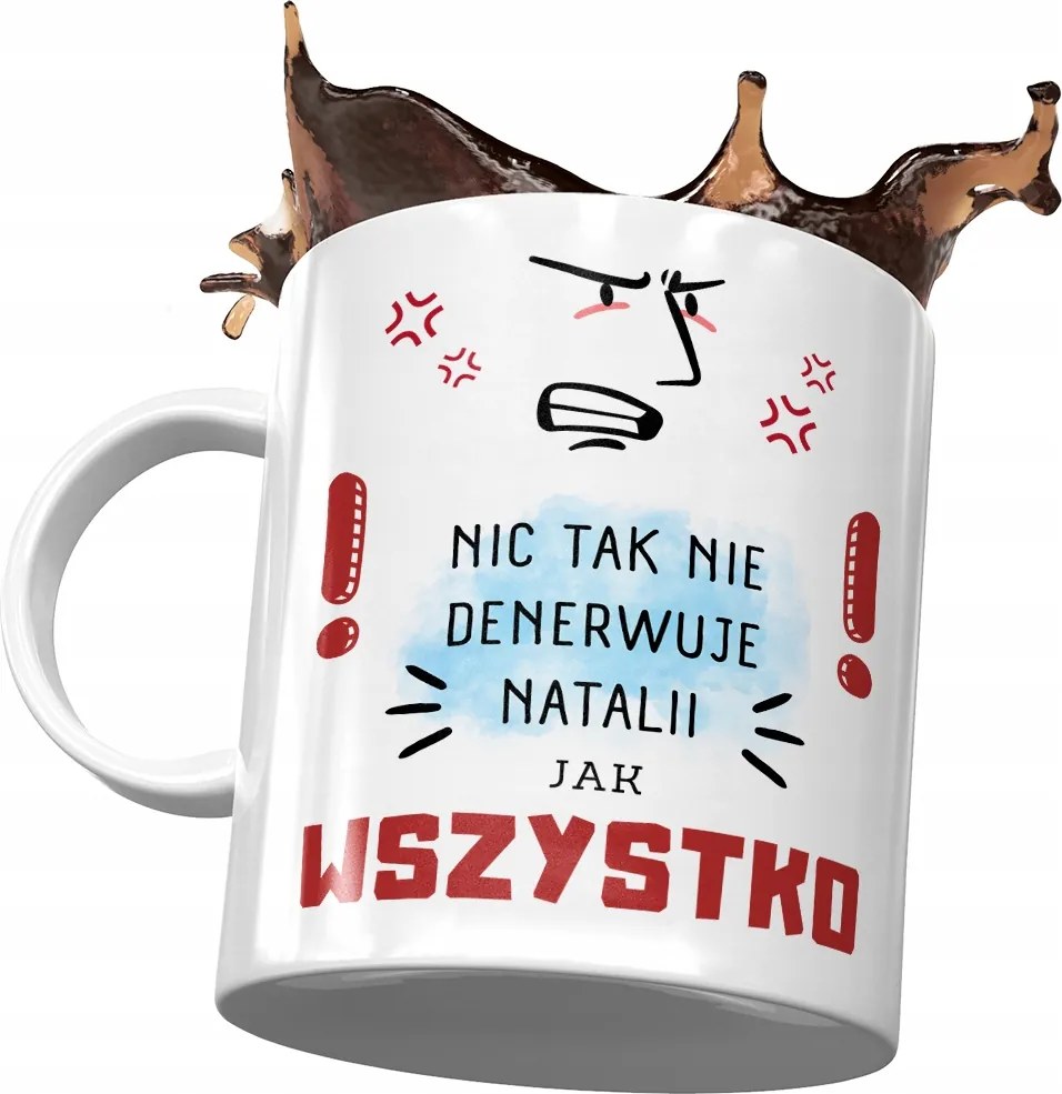 Bögre Natalia Feleség Barátnő Nyomtatott Fotóval