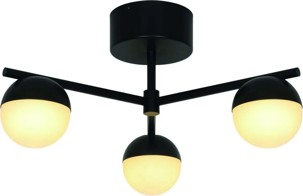 Nordlux modern mennyezeti lámpa contina fekete nor2512096003