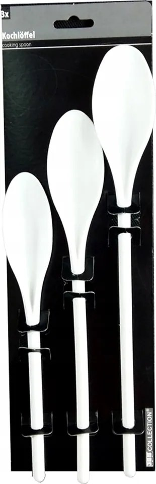 3 db-os saláta kanál szett, műanyag, 34x5, 30x4, 25x3,5 cm, fehér.