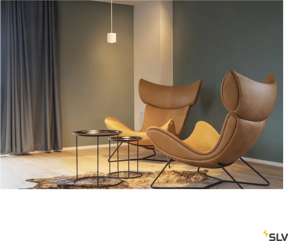 SLV 1004673 OCULUS Hengeres Függesztett Lámpa Fehér, Átlátszó LED IP20