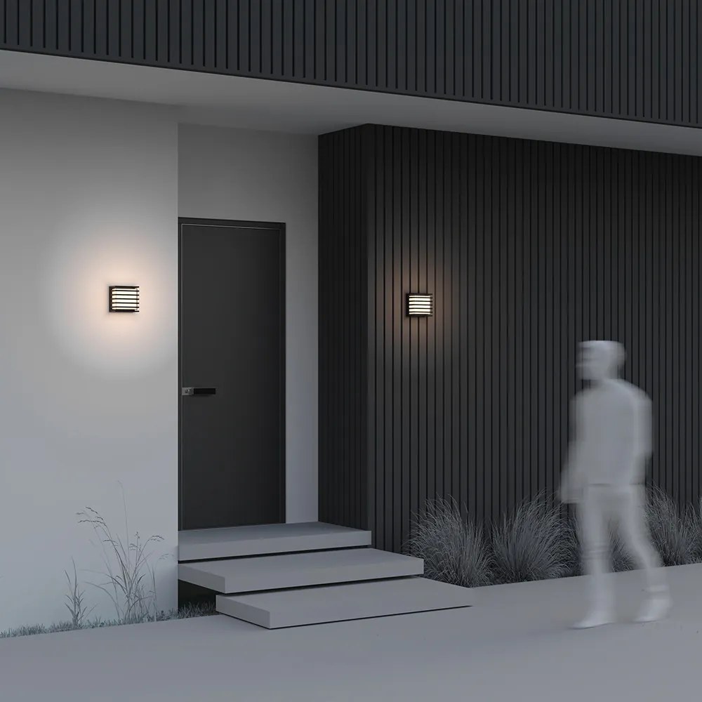 MAYTONI O020WL-L10B3K DOWNING STREET Modern Kültéri Fali Lámpa Fekete LED IP65
