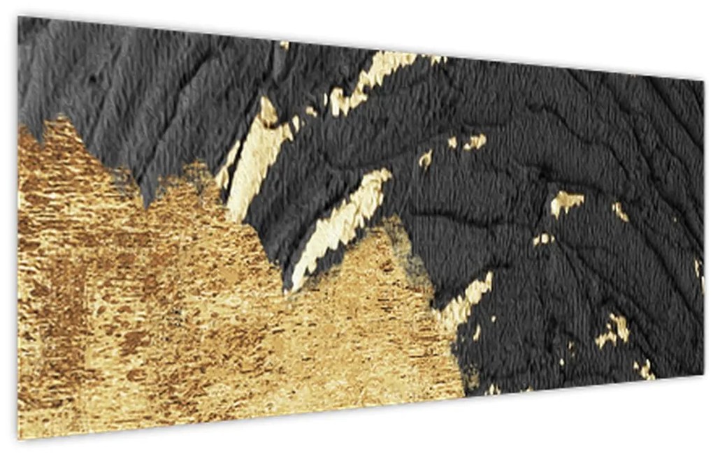 Kép - Arany szerkezet N⁰1 (120x50 cm)