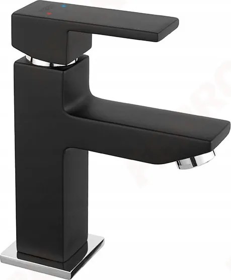 Álló mosdó csaptelep Ferro Zicco Black fekete