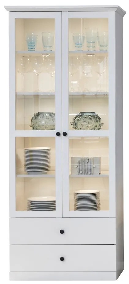 Vitrin Brendon 2W2S (fehér). 1052786