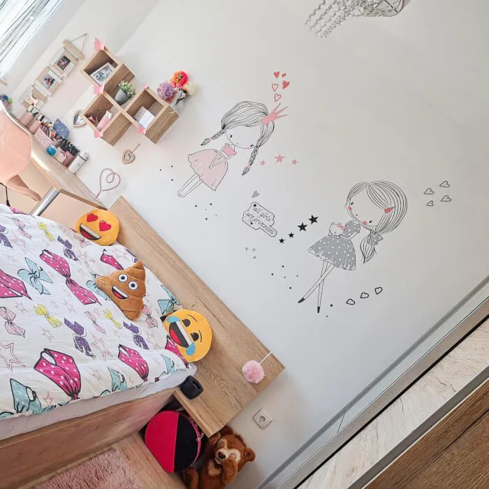 INSPIO Tündérek - Fali matrica gyerekszobába