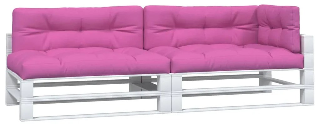 5 db rózsaszín szövet raklappárna