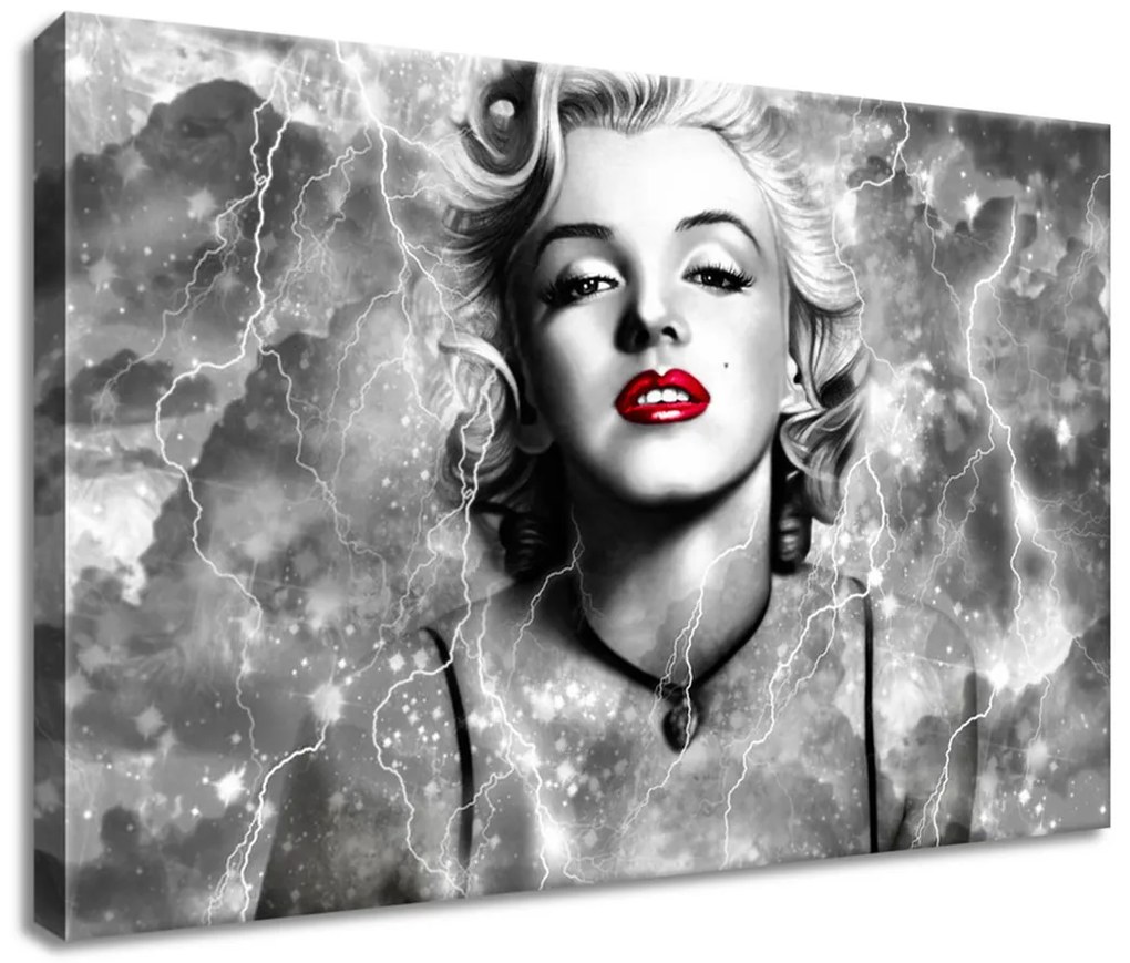 Gario Vászonkép Felvillanyozó Marilyn Monroe Méret: 90 x 60 cm