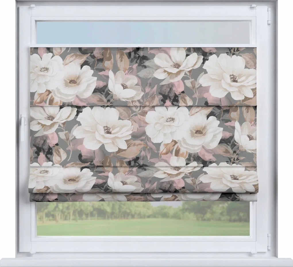 Kész pliszírozott roló római Szicília 80x170cm fekete