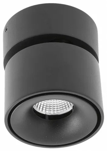 Lámpa Mennyezeti BIANCO, 8W, 680lm, AC220-240V, 50/60 Hz, PF>0,9, Ra≥80, IP20, IK06, 36°, 4000K, kör, fekete