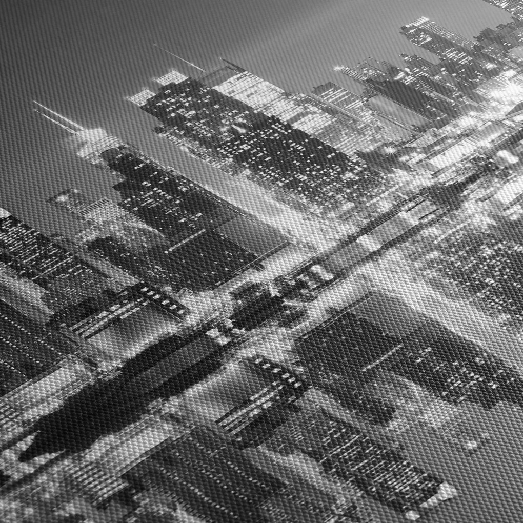 Kép - New York, fekete-fehér (120x50 cm)