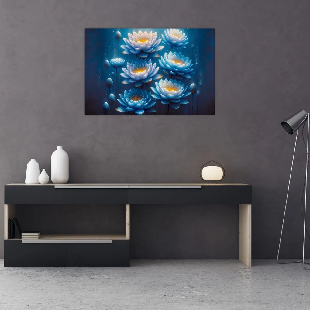 Kép - Tavirózsák a víz alatt (90x60 cm)