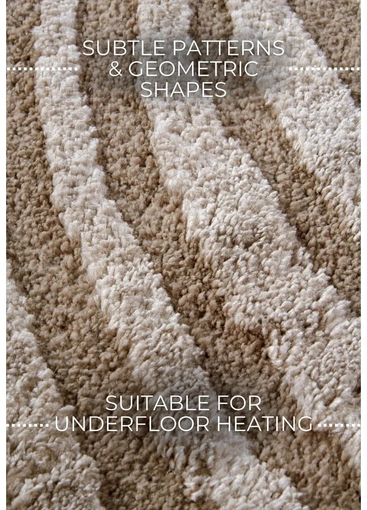 Bézs szőnyeg 120x170 cm Pigment Beige – Elle Decoration