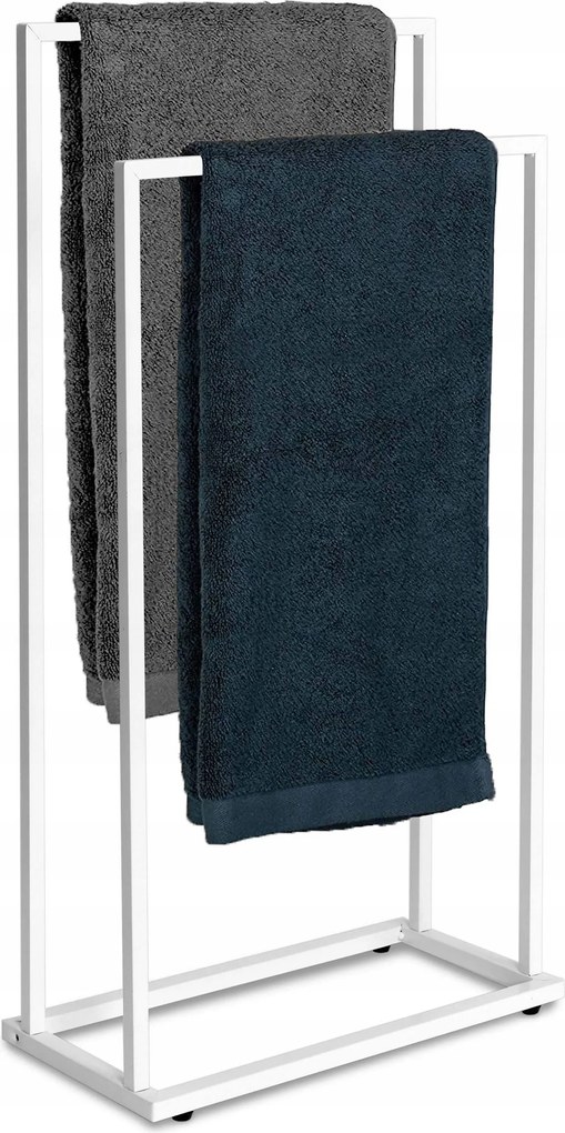 Törölközőtartó állvány 2 szintes Gesi fehér