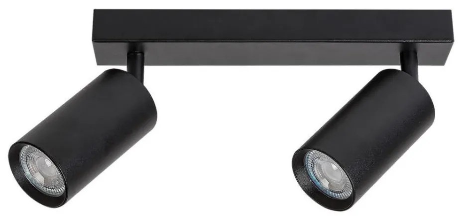 Rabalux 2085 - SOLO mennyezeti spotlámpa 2xGU10/25W/230V fekete