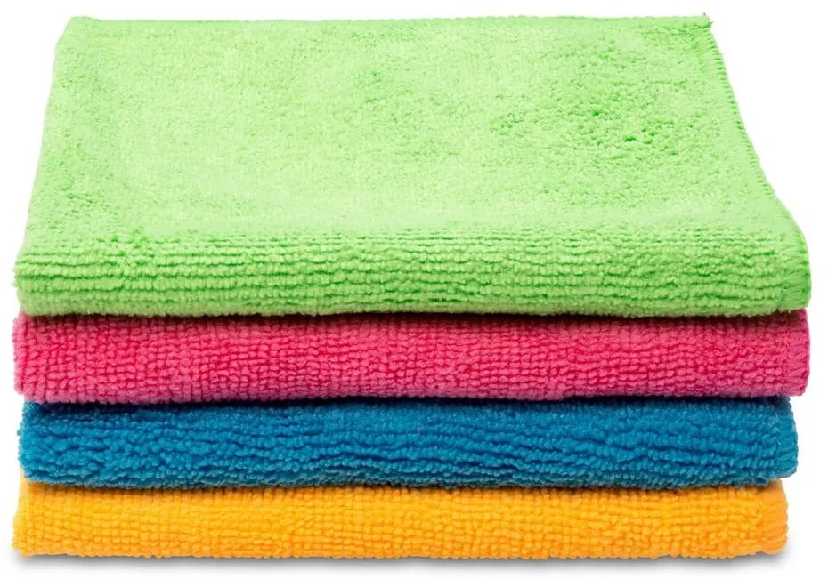 Mikroszálas törlőkendő szett 4 db-os 30x30 cm Colors - Vileda