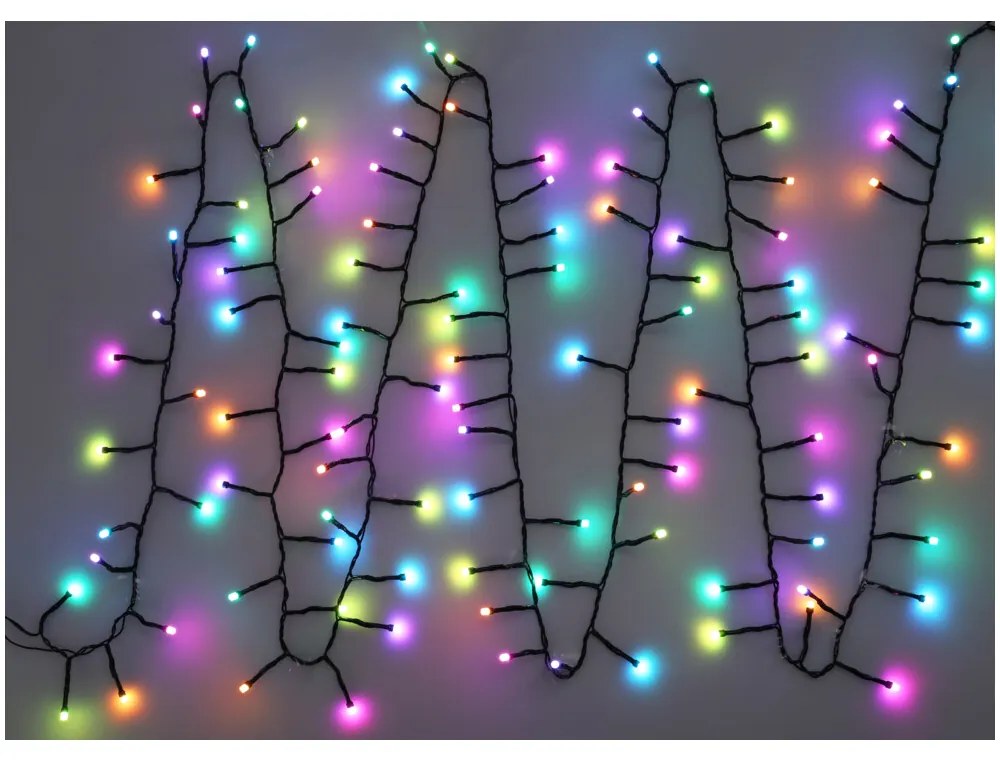 FÉNYFÜZÉR KÜLTÉRI 396LED 13M VÉGTELEN SZÍNBEN, LED TÁVOLSÁG:3,3CM