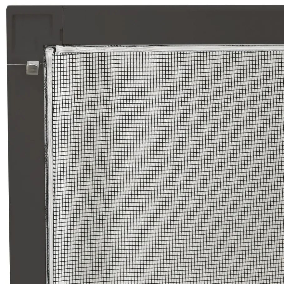 antracitszürke ablakszúnyogháló 80x100 cm