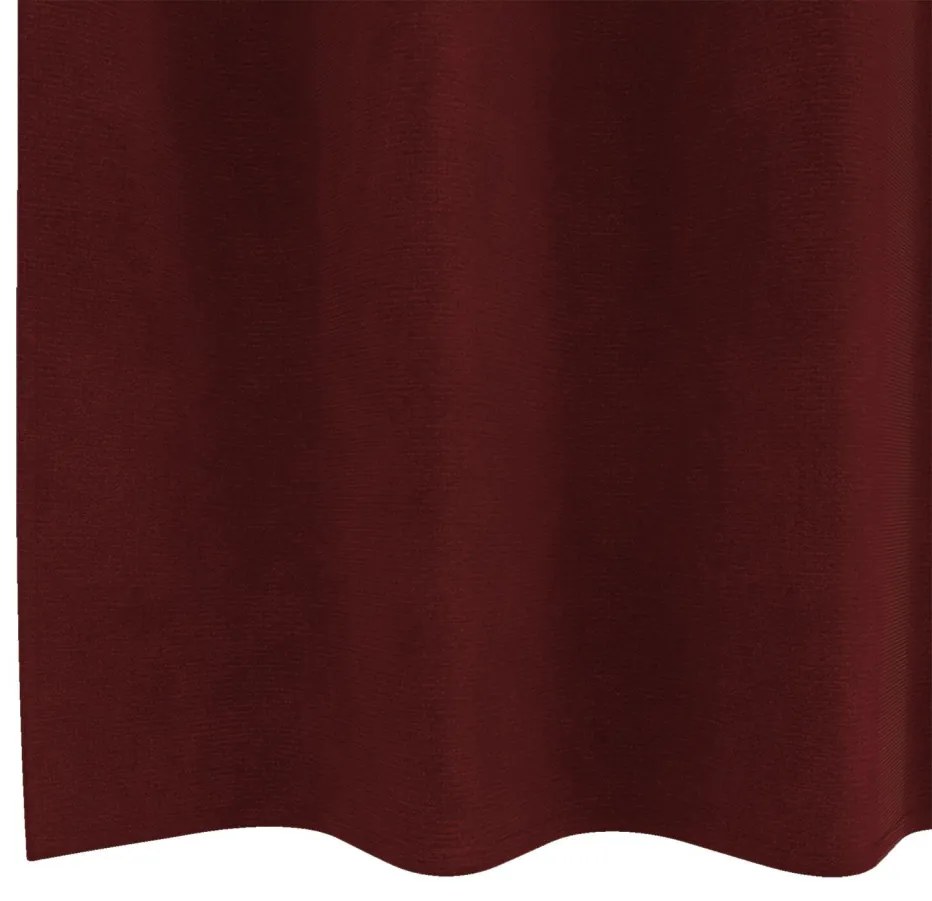 Sötétítőfüggöny 2 db Sötétvörös Bársony