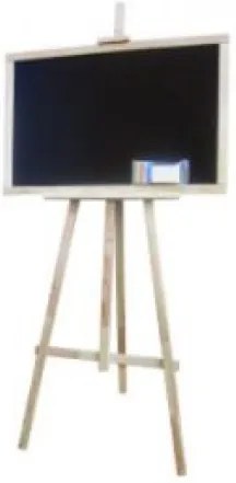 Állványos rajztábla egyoldalas 160cm Inlea4fun - Natural