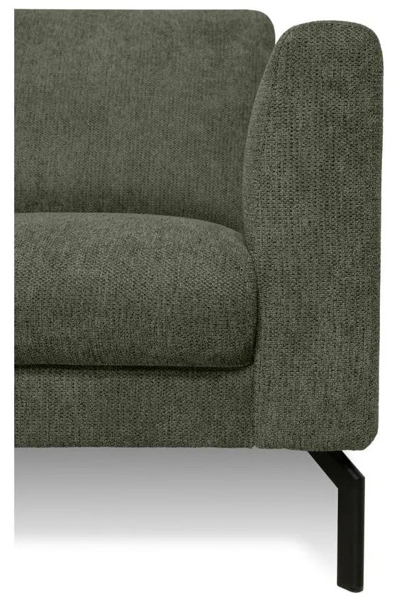 Sötétzöld sarokkanapé (bal oldali) Gomero – Scandic