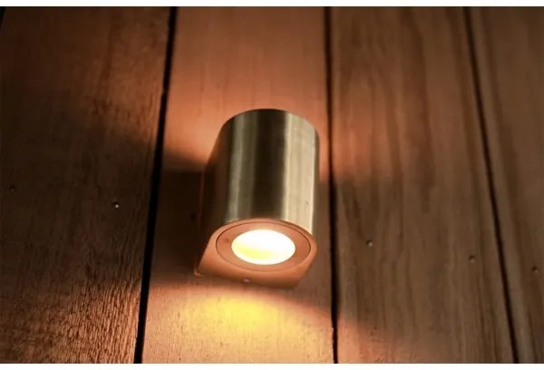 Nordlux - LED kültéri fali lámpa CANTO 2xLED/6W/230V IP44 sárgaréz