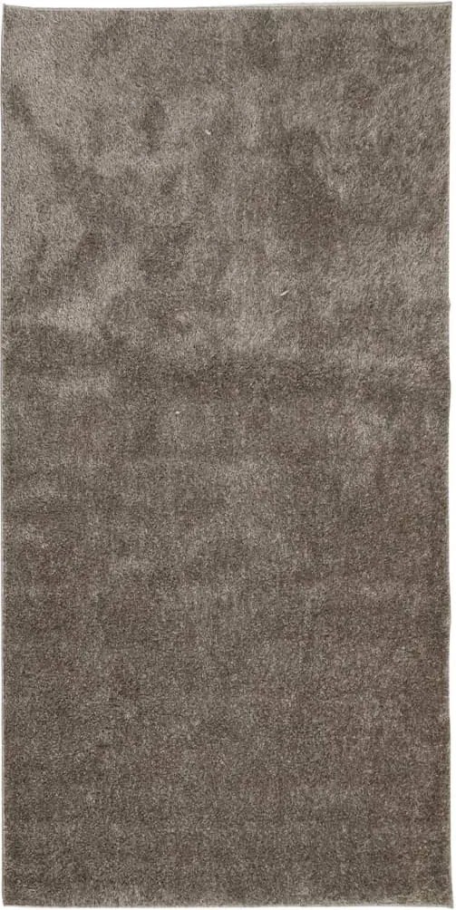 vidaXL ISTAN szürke hosszú szálú fényes szőnyeg 100 x 200 cm