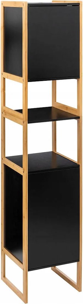 Natureo magas fürdőszobai polc, 33 x 33 x 170 cm