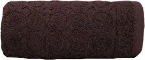 Pepe törölköző 50x100 barna, dombornyomott, 450g/m2 Greno