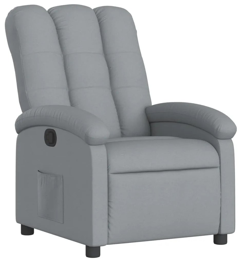 világosszürke szövet relaxfotel