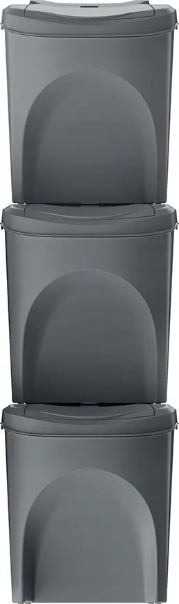 Szelektív hulladékgyűjtő kosár Sortibox 3x25l Prosperplast IKWB25S3-405U